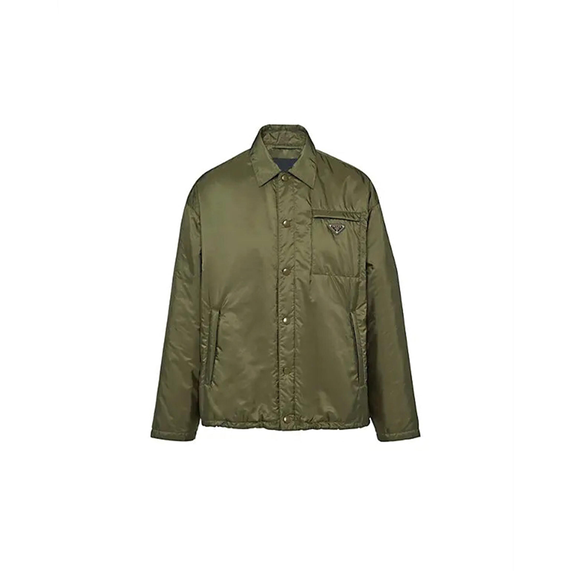 Pra*a re-nylon oversized-fit recycled-nylon jacket